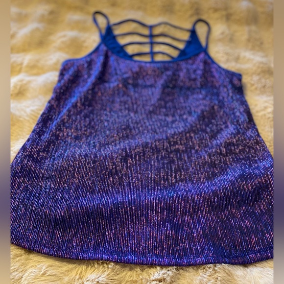 2B Bebe medium sparkly tank - Picture 1 of 6